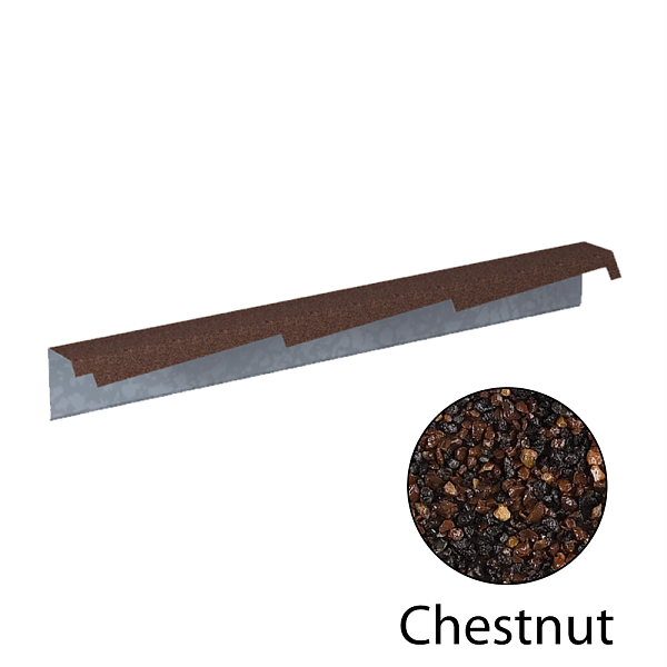 Фронтонная планка резная правая Gerard 1200мм Chestnut 121