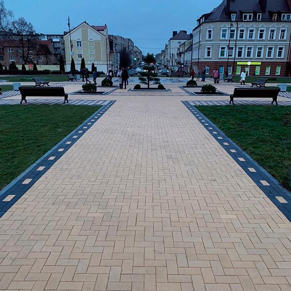 Тротуарный кирпич Westerwalder Klinker Classic 200x100x40мм PK82 Gelb-bunt 