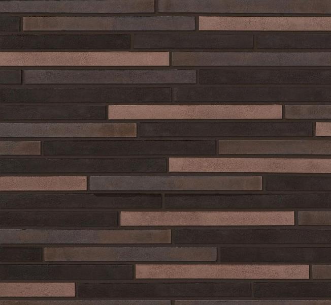 Декоративный ригельный кирпич под приклейку Leonardo Stone Ванкувер 485х40х15мм 0.62м2/уп mix 1