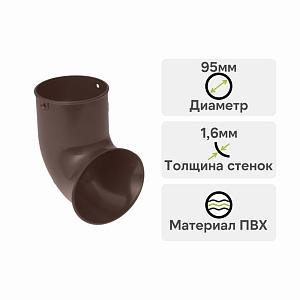 Слив трубы Альта-Профиль "Элит" ПВХ  — Коричневый