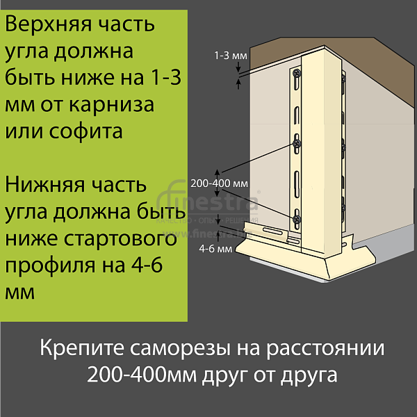 Docke Внешний угол 75мм 3000мм