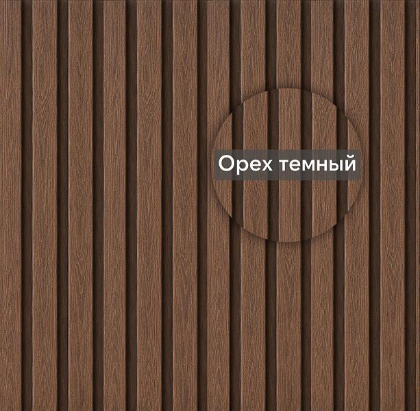 Виниловый сайдинг Ю-Пласт Timberblock Рейка фасадная 3000х275мм 0.825м2  Орех темный