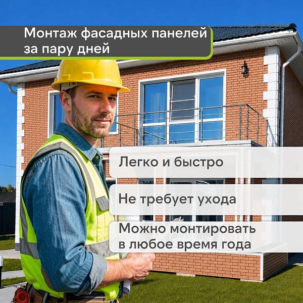 Панель Docke СТАНДАРТ ФЛЕМИШ 1183x443мм 0.46м2 Красный