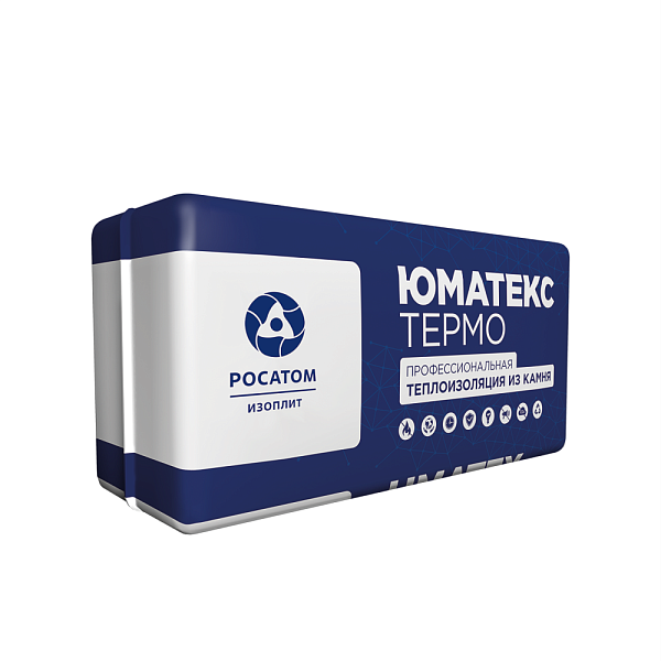 Базальтовая теплоизоляция UMATEX Termo Smart (XL) 50 1200x600мм (0.576м3), уп.