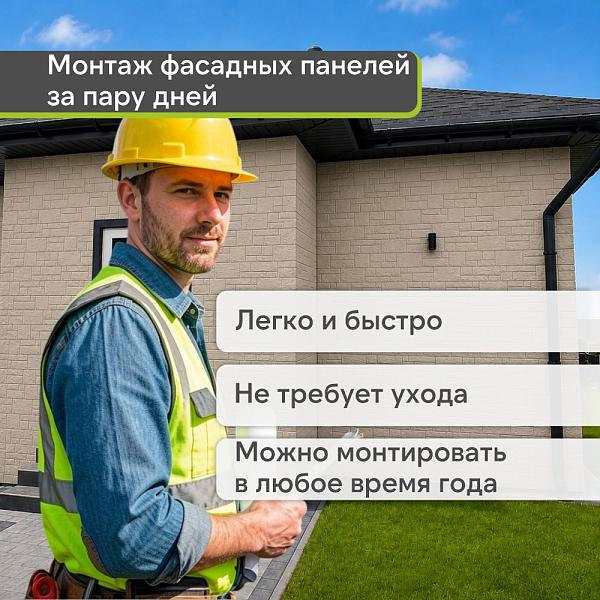 Панель Docke СТАНДАРТ БУРГ 1070x470мм 0.42м2 Ванильный
