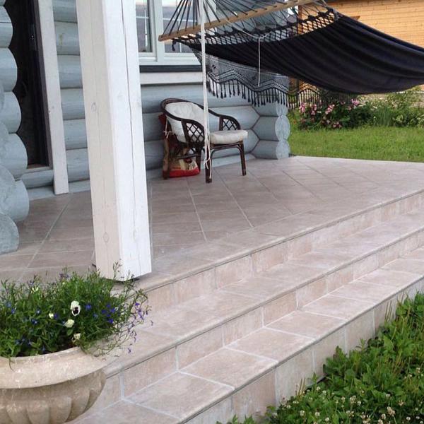 Угловая ступень флорентинер WesterWalder ATRIUM 320х320х9.5мм WK31160 Hellbeige