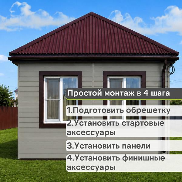 Docke ПРЕМИУМ Сайдинг D6S Брус 3600х300 1.08м2 Пихта
