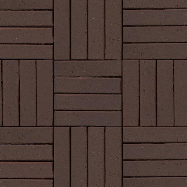Тротуарный кирпич Westerwalder Klinker Riegel 240x52x50 мм WK105DB Design Dunkel Braun