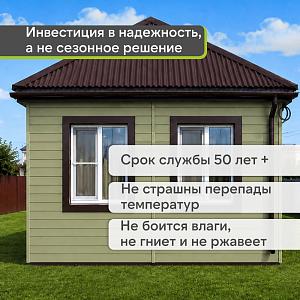 Docke ПРЕМИУМ Сайдинг D6S Брус 3600х300 1.08м2  — Кипарис