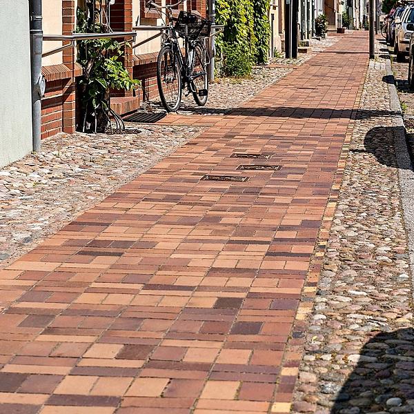 Тротуарный кирпич Westerwalder Klinker Classic 200x100x40мм PK88S Lachsrot Spezial