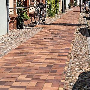 Тротуарный кирпич Westerwalder Klinker Classic 200x100x40мм  — PK88S Lachsrot Spezial