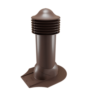 Купить Труба вентиляционная Viotto для мягкой кровли при монтаже (утепленная, d150 мм, h650 мм) RAL 8017 Шоколад в Иркутске