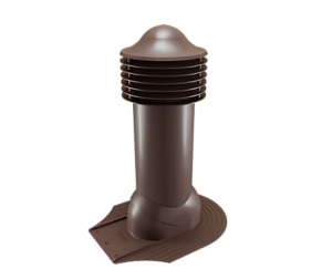 Купить Труба вентиляционная Viotto для мягкой кровли при монтаже (утепленная, d150 мм, h650 мм) RAL 8017 Шоколад в Иркутске