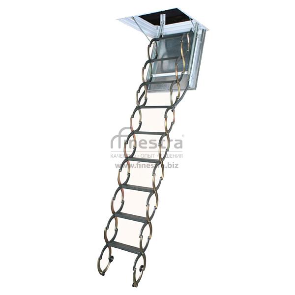 Чердачная лестница Fakro LSF огнестойкая металлическая