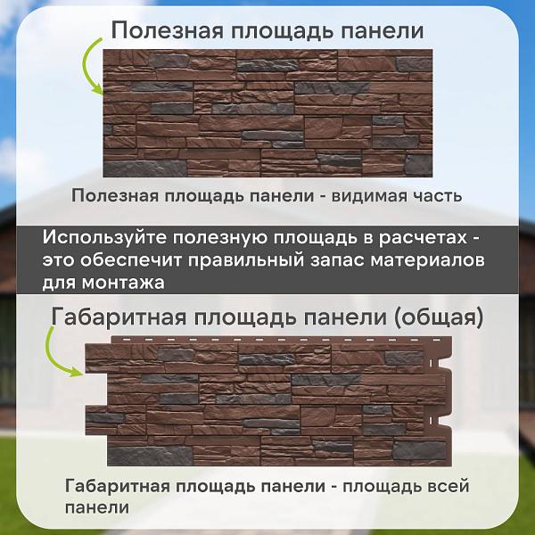 Панель Docke ПРЕМИУМ ШТАЙН 1196х426мм 0.44м2 Темный орех