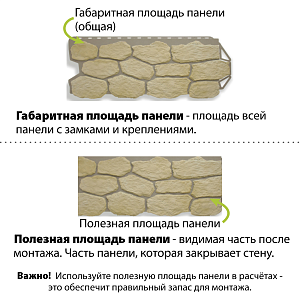 Фасадная панель (бутовый камень) Альта-Профиль 1130х470х27мм 0.45м2  — Балтийский