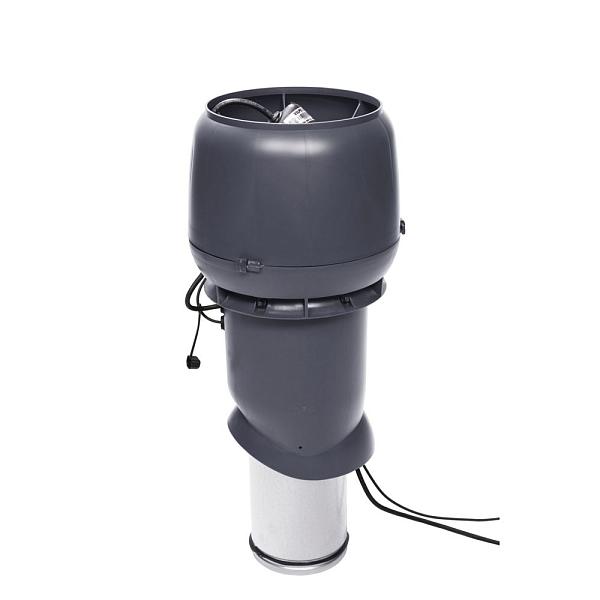 Вентиляционная труба Vilpe ECo 220 P/160/500 вентилятор с шумопоглотителем 0-1000 м3/час серый 737387