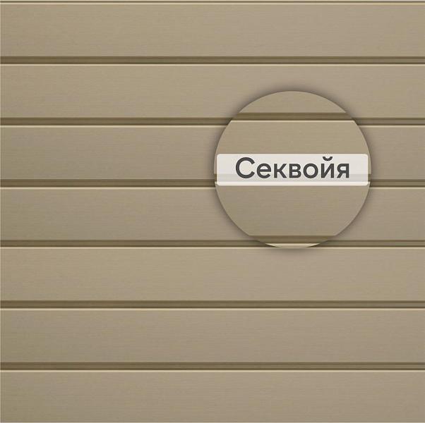 Docke ПРЕМИУМ Сайдинг D6S Брус 3600х300 1.08м2 Секвойя