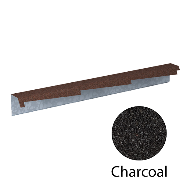 Фронтонная планка резная левая Gerard 1200мм Charcoal 
