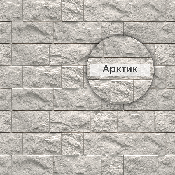 Панель Docke ПРЕМИУМ ФЭЛС 1072x450мм 0.45м2 Арктик