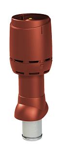 Купить Вентиляционная труба Vilpe FLOW 125/160ИЗ/500 с колпаком (вытяжка) красный 350048 в Иркутске