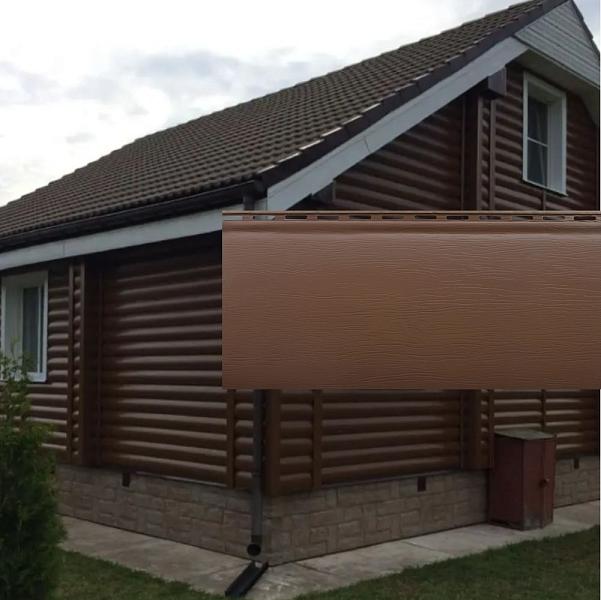 Панель акриловая однопереломная Blockhouse АП 3100х200мм 0.63м2 Орех темный