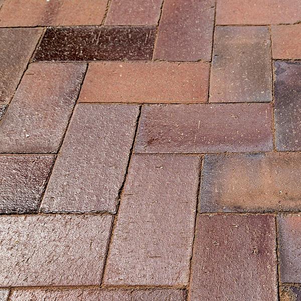 Тротуарный кирпич Westerwalder Klinker Classic 200x100x40мм PK84S Rotbraun-Bunt Spezial