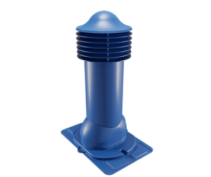 Купить Труба вентиляционная Viotto с универсальным проходным элементом (утепленная, d150 мм, h650 мм) RAL 5005 Сигнальный синий в Иркутске
