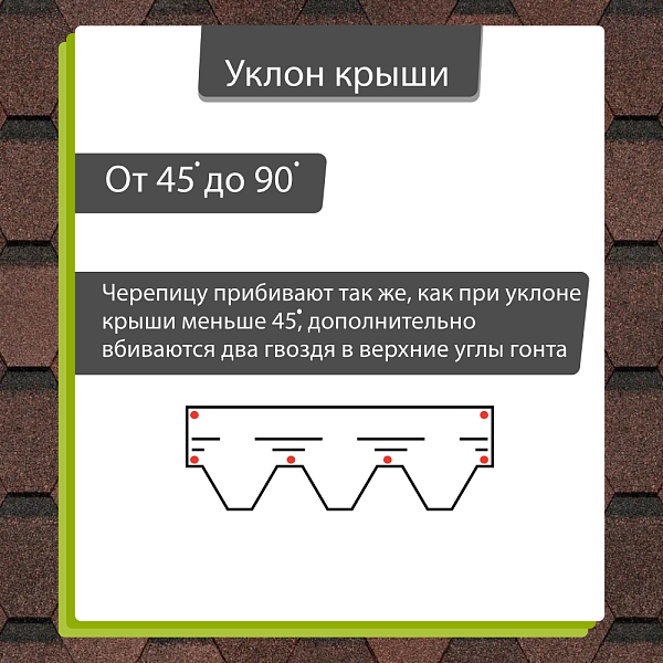 Гибкая черепица Docke ОРИДЖИНАЛ Шестигранник 4,1м2/уп Коричневый