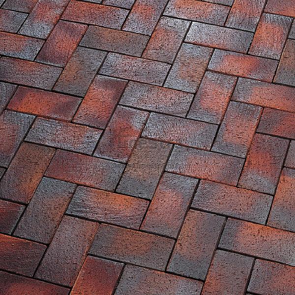 Тротуарный кирпич Feldhaus Klinker SKF 200x100x40 48шт/м2