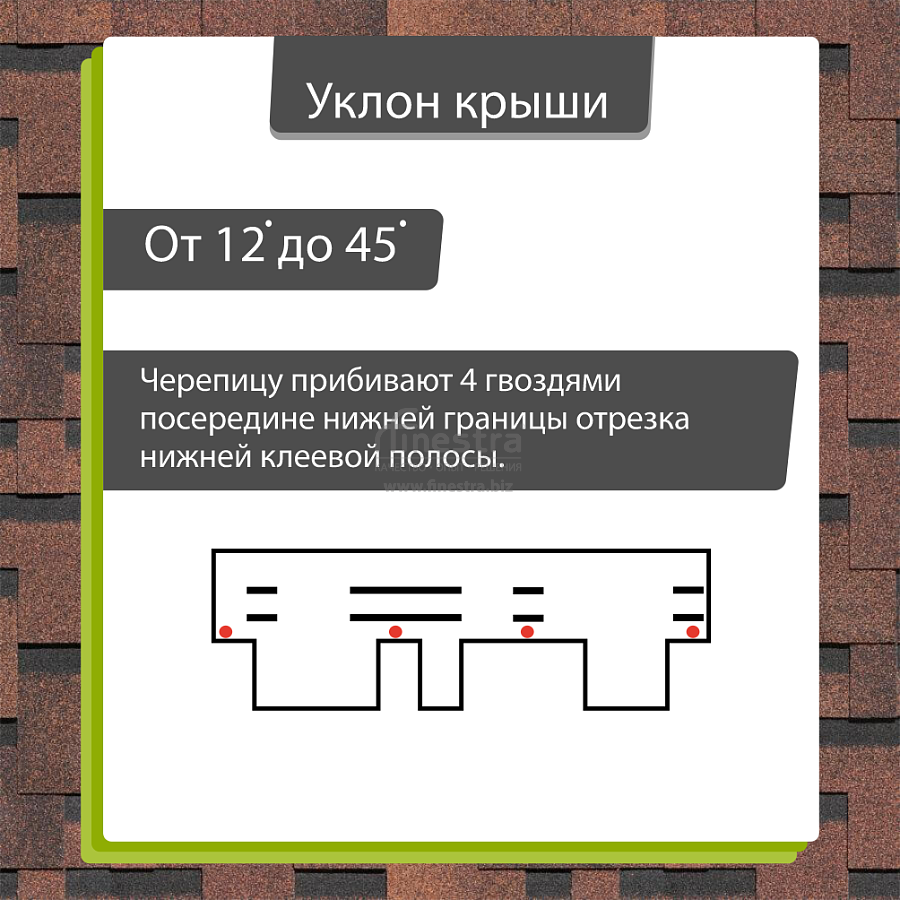 Гибкая черепица Docke PIE PREMIUM Генуя 3м2/уп
