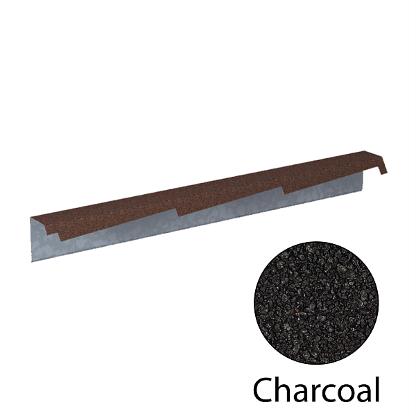Фронтонная планка резная правая Gerard 1200мм Charcoal 