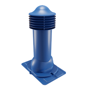 Купить Труба вентиляционная Viotto с универсальным проходным элементом (утепленная, d110 мм, h550 мм) RAL 5005 Сигнальный синий в Иркутске