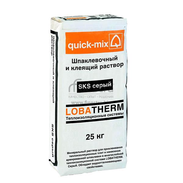 SKS Шпаклевочный и клеющий раствор Quick-mix, 25 кг
