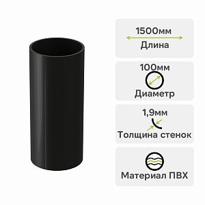 Docke ЛЮКС Труба водосточная 1500мм — Карбон Docke ЛЮКС Труба водосточная 1500мм — Карбон