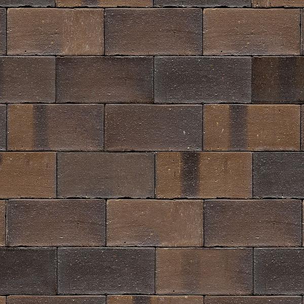 Тротуарный кирпич Westerwalder Klinker Classic 200x100x40мм PK833A Schwarz- Braun