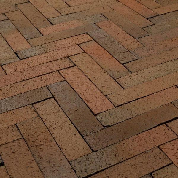 Тротуарный кирпич Westerwalder Klinker Riegel 240x52x50 мм WK102RB Design Rot braun