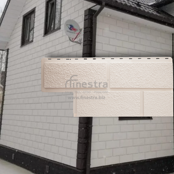 Фасадная панель (неаполь) ЭКО Альта-Профиль 1250х450х27мм  0.43м2