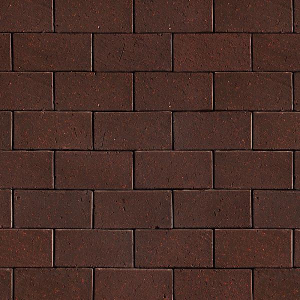 Тротуарный кирпич Westerwalder Klinker Classic 200x100x40мм WK115DB40 Design Dunkel Braun
