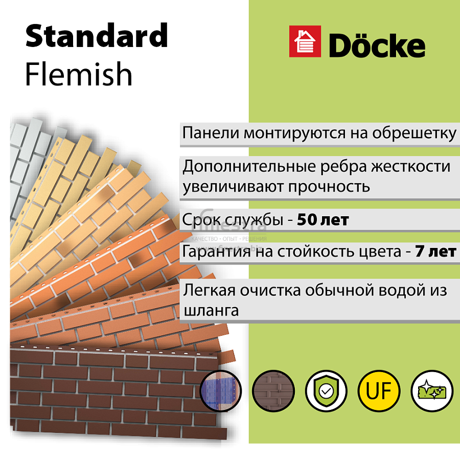 Панель Docke STANDARD ФЛЕМИШ 1183x443мм