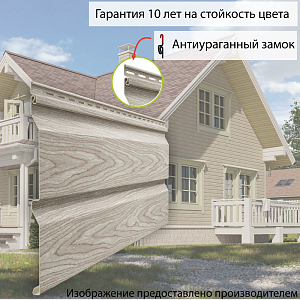 Купить Docke LUX Сайдинг D5D Ванкувер Корабельный брус 3000×253мм 0.76м2 Орех в Иркутске