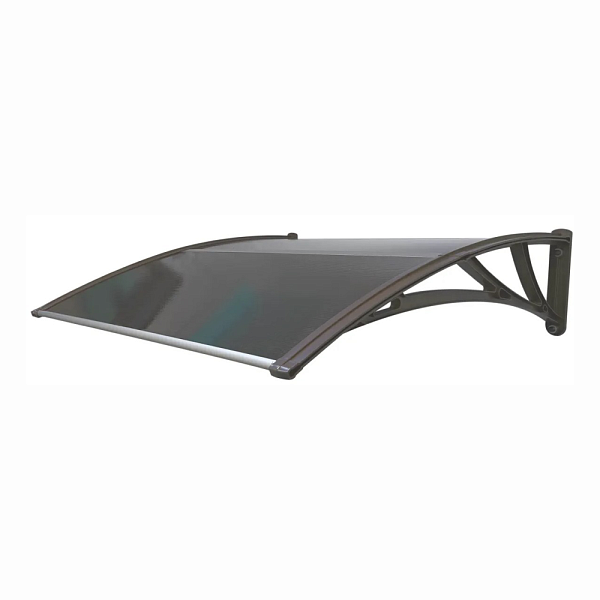 Козырек Fakro StopRain 1200мм усиленный NEW Бронза (кронштейн коричневый)