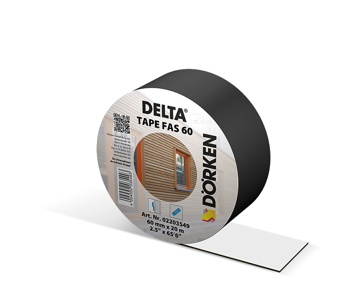 Лента соединительная DELTA-TAPE FAS 60 односторонняя для проклейки нахлёстов, примыканий (60мм*20м)