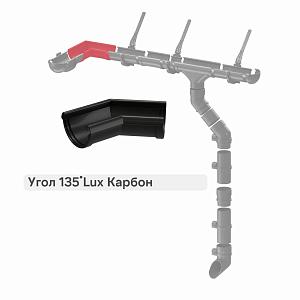 Docke ЛЮКС Угловой элемент 135°  — Карбон