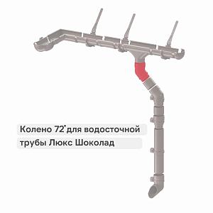 Docke ЛЮКС Колено 72°  — Шоколад