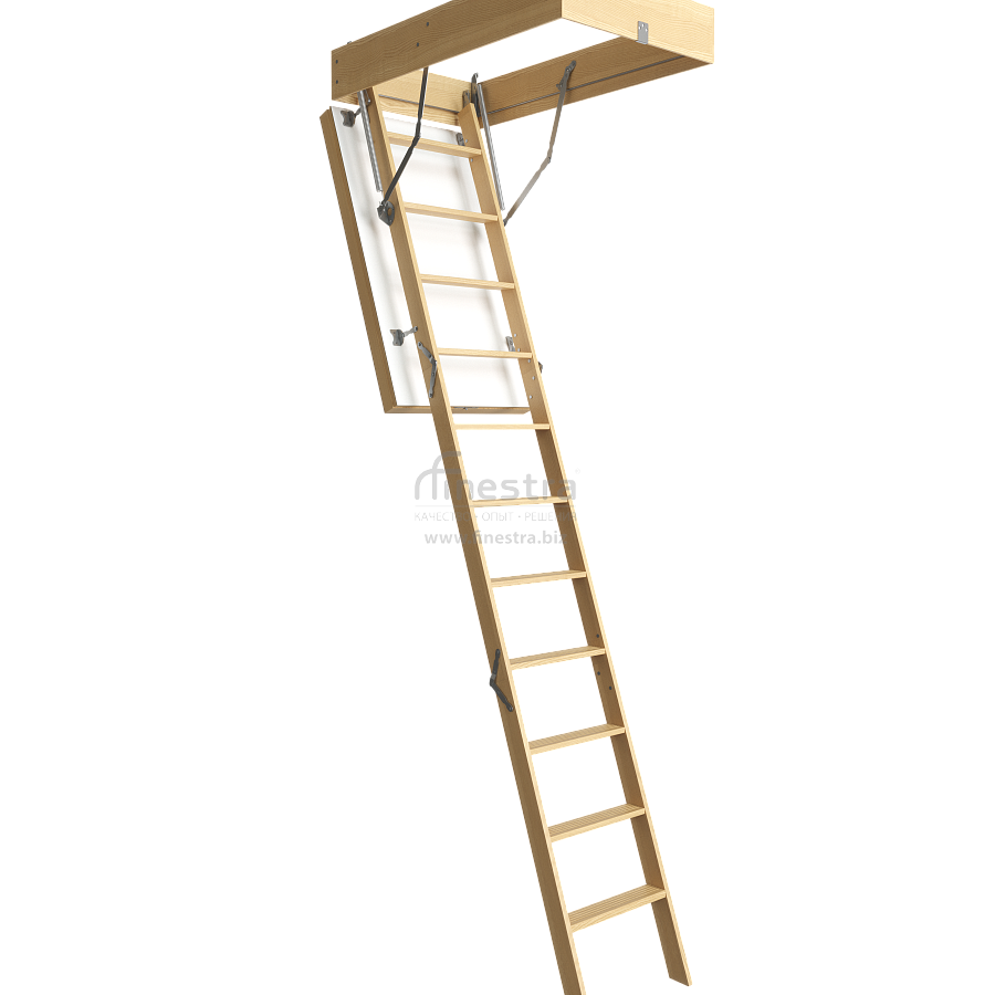 Чердачная лестница Docke LUX 70х120х300 см