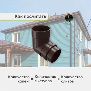 Docke ЛЮКС Колено 72°  — Шоколад