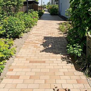 Тротуарный кирпич Westerwalder Klinker Classic 200x100x40мм  — PK86S Hellbraun-Bunt Spezial