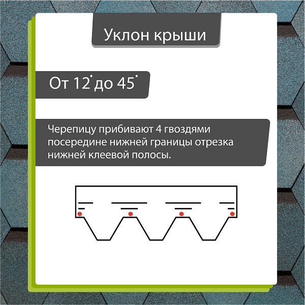 Гибкая черепица Docke ПРЕМИУМ Кёльн 3м2/уп  Голубика  (Снято с производства)