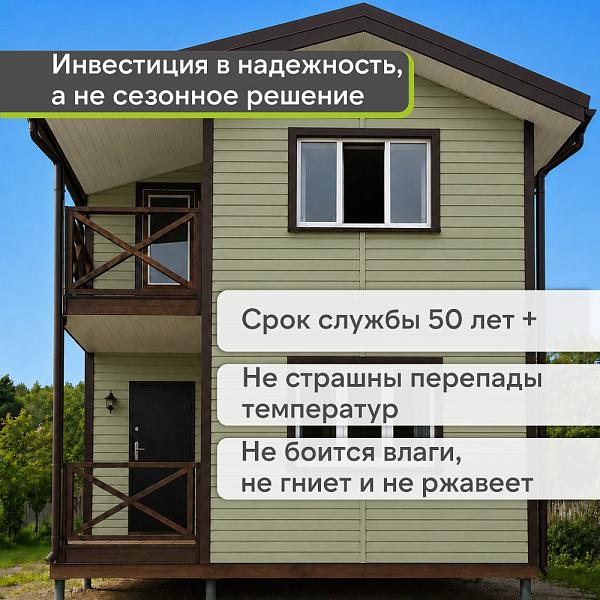 Docke ПРЕМИУМ Сайдинг D4.5D 3600х232мм 0.84м2 Кипарис